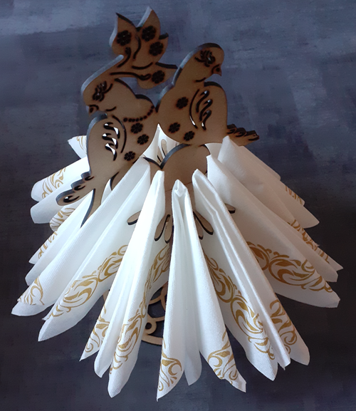 Support de serviettes - Personnalisation possible